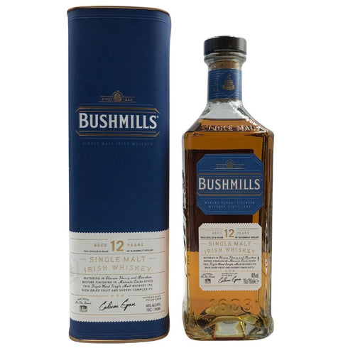 ブッシュミルズ 12年 シングルモルト 700ml 40% BUSHMILLS アイリッシュウイスキー【S】