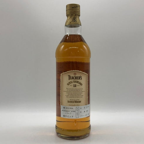 ティーチャーズ 12年 ロイヤル ハイランド 旧 750ml 43% TEACHER'S ROYAL HIGHLAND スコッチウイスキー【U0】