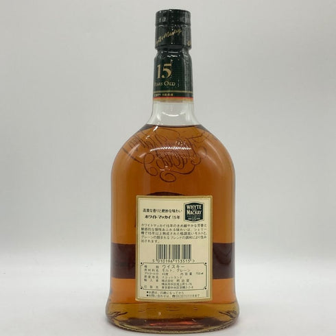 ホワイト&マッカイ 15年 750ml 43% WHYTE&MACKAY スコッチウイスキー【P4】