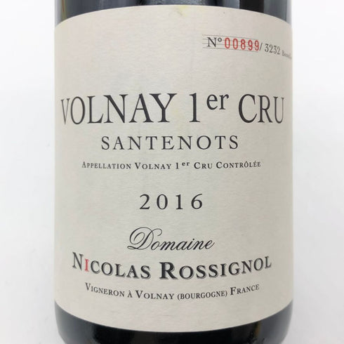 ニコラ ロシニョール ヴォルネイ プルミエ クリュ サントノ 750ml 13.5% Nicolas Rossignol ブルゴーニュワイン【F1】
