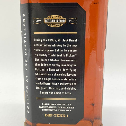 ジャックダニエル ボトルド イン ボンド 100proof 1000ml 50% JACK DANIEL'S BOTTLE IN BOND 【N4】