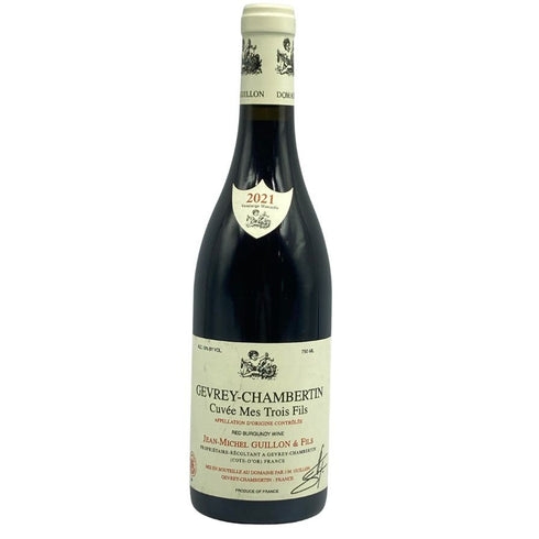 ジャン ミシェル ギュイヨン ジュヴレ シャンベルタン キュヴェ メ トロワ フィス 2021 750ml 13% Jean Michel Guillon ブルゴーニュワイン【E1】