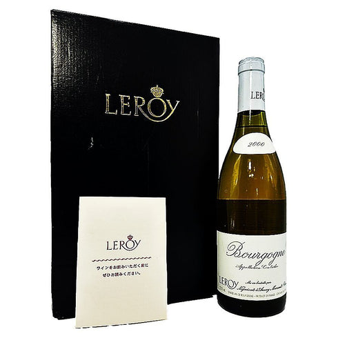 メゾン ルロワ ブルゴーニュ ブラン 2000 750ml 12.5% MAISON LEROY Bourgogne 【G3】