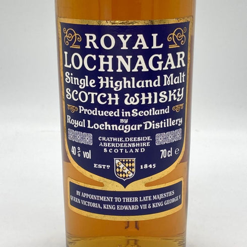 ロイヤルロッホナガー 12年 旧ラベル ハイランド シングルモルト スコッチウイスキー 700ml 40% ROYAL LOCHNAGAR スコッチウイスキー【J】