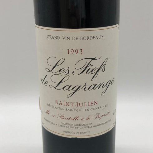 レ フィエフ ド ラグランジュ 1993 750ml 12.5% Les Fiefs de Lagrange ボルドーワイン【U0】