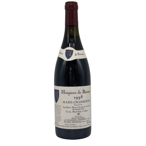 オスピス ド ボーヌ マジ シャンベルタン グランクリュ キュヴェ マドレーヌ コリニョン 1998 750ml 13.5% Hospices de Beaune Mazis Chambertin Grand Cru Cuvee Madeleine Collignon ブルゴーニュワイン【B4】