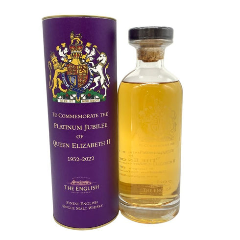 ザ イングリッシュ ウイスキー プラチナ ジュビリー クイーンエリザベス2世 1952-2022 700ml 46% THE ENGLISH WHISKY Queen Elizabeth II Platinum Jubilee 【Q4】