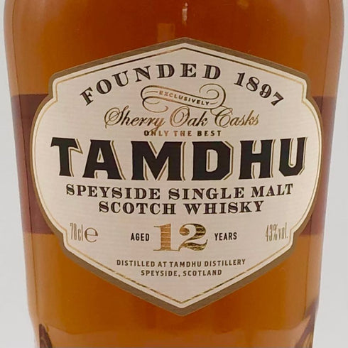 タムデュー 12年 スペイサイド 700ml 43% TAMDHU スコッチウイスキー【S1】