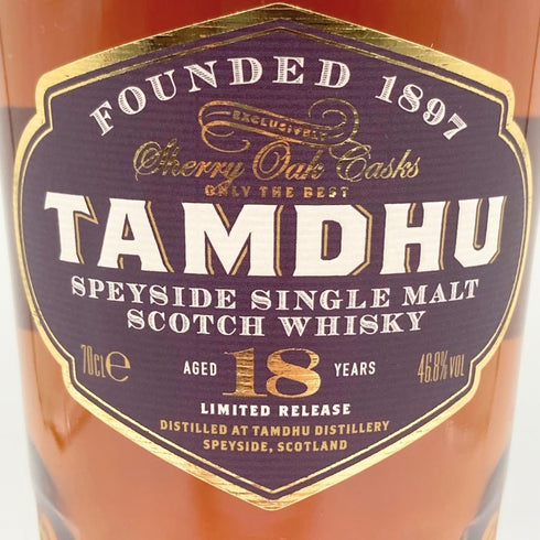 タムデュー 18年 スペイサイド 700ml 46.8% TAMDHU SPEYSIDE 【R】