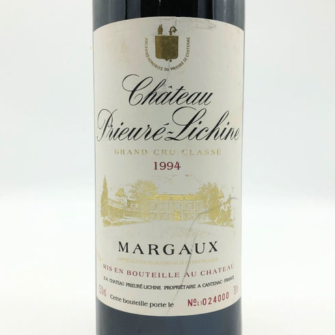 シャトー プリューレ リシーヌ 1994 12.5% 750ml CHATEAU PRIEURE LICHINE ボルドーワイン【B0】