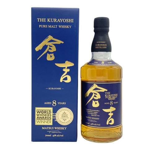 東京都限定◆倉吉 8年 マツイ ピュアモルト 700ml 43% 【H2】