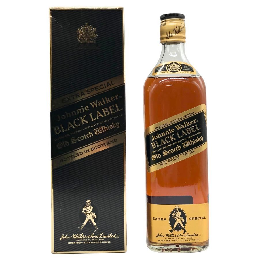 ジョニーウォーカー ブラックラベル12年 エクストラ スペシャル 黒金キャップ ジョニーウォーカー ブラックラベル 12年 エクストラ スペシャル