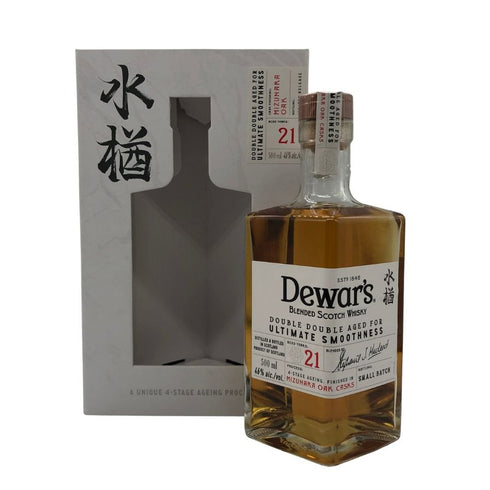 デュワーズ ダブルダブル 21年 ミズナラオークカスク スモールバッチ 500ml 46% Dewar's スコッチウイスキー【K4】