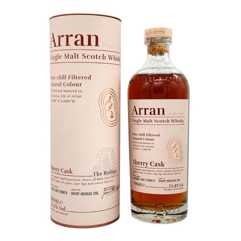 アラン シェリーカスク シングルモルト スコッチ ウイスキー 700ml 55.8% Arran Shelley cask スコッチウイスキー【E1】