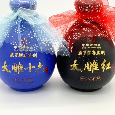 太雕 中国酒 250ml 14% 陶器ボトル 4本セット TAI DIAO 中国酒【A1】