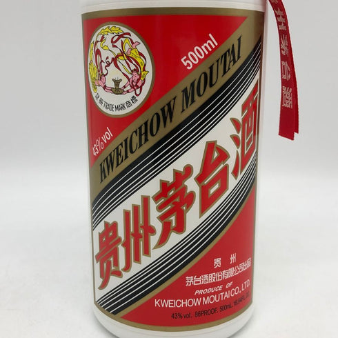 貴州茅台酒 マオタイ酒 天女ラベル 2018 500ml 43% MOUTAI KWEICHOW 中国酒966g【O0】