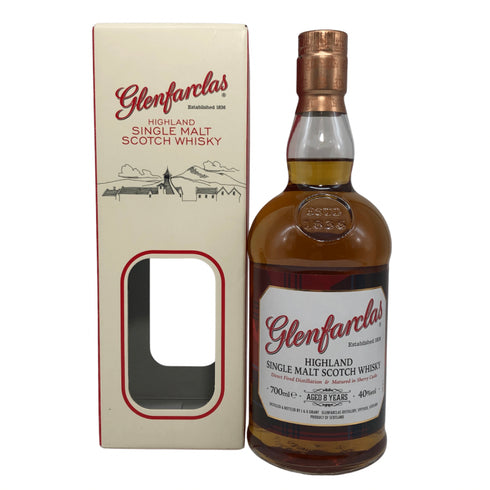 グレンファークラス 8年 ハイランド シングルモルト 700ml 40% GLENFARCLAS スコッチウイスキー【P0】