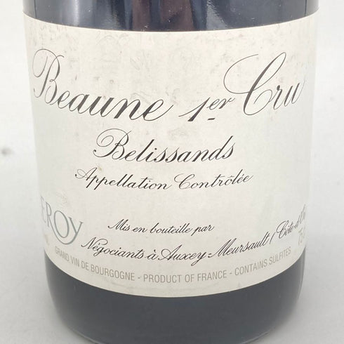 メゾン ルロワ ボーヌ プルミエ クリュ ベリッサン 1999 750ml 13% Maison Leroy Beaune 1er Cru Belissands 【SKU】