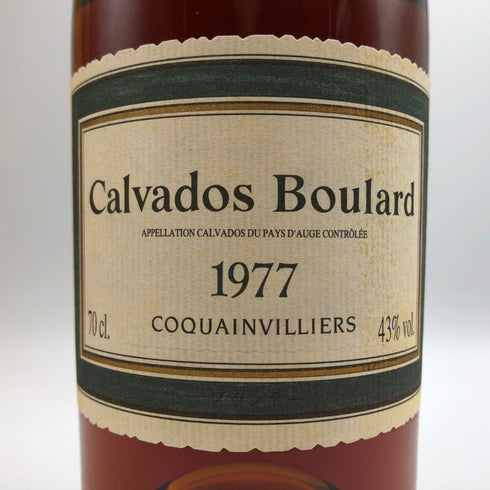 カルヴァドス ブラー 1977 700ml 43% Calvados Boulard ブランデー【A3】