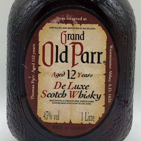 グランド オールドパー 12年 デラックス 1000ml 43% Grand Old Parr De Luxe スコッチウイスキー【F1】