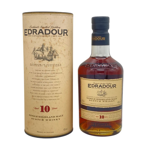 エドラダワー 10年 ハイランド シングルモルト 700ml 43% EDRADOUR スコッチウイスキー【O2】
