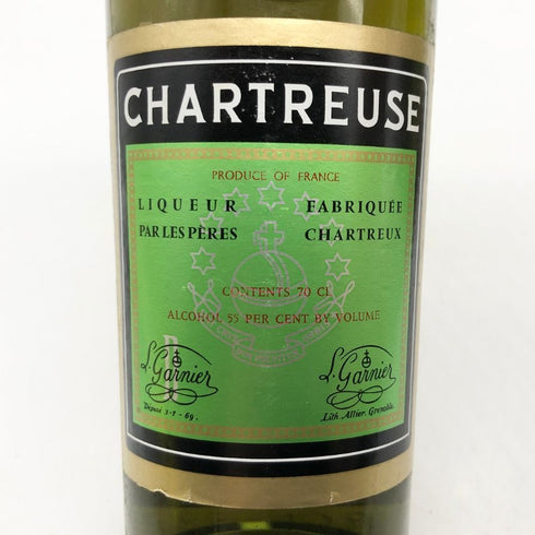 シャルトリューズ ヴェール 白キャップ 旧ボトル 750ml 55% CHARTREUSE リキュール【F4】