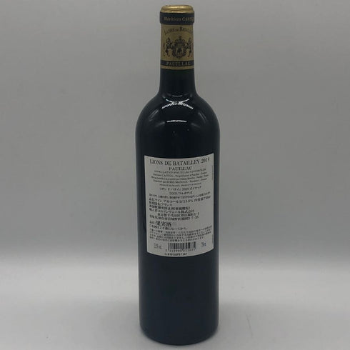 シャトー バタイエ オン ド バタイエ 2019 750ml 13.5% LIONS DE BATAILLEY ボルドーワイン【F4】
