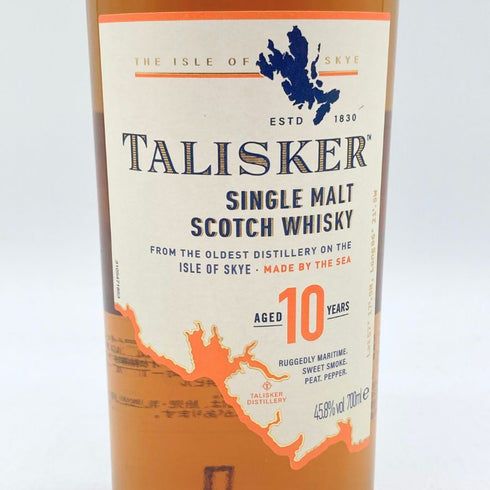 タリスカー 10年 シングルモルト 旧ボトル 700ml 45.8% TALISKER SINGLE MALT 【G】