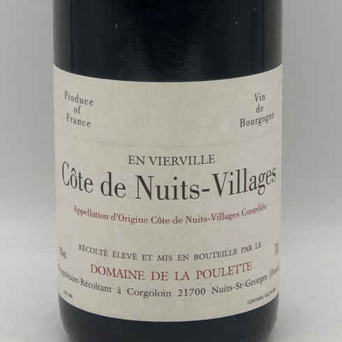 ドメーヌ ド ラ プレット コート ド ニュイ ヴィラージュ ヴィエルヴィル 2000 13% 750ml DOMAINE DE LA POULETTE ブルゴーニュワイン【N1】