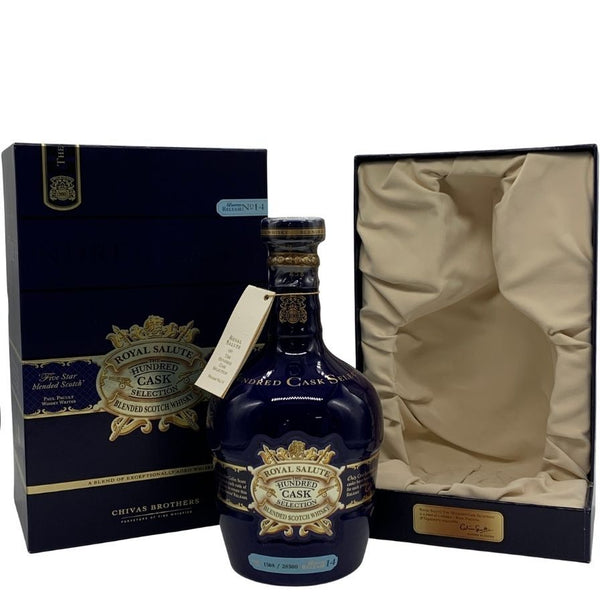 シーバス ブラザーズ ロイヤル サルート ハンドレッド カスク セレクション 陶器 700ml 40% CHIVAS BROTHERS ROYAL SALUTE スコッチウイスキー1466g【O2】