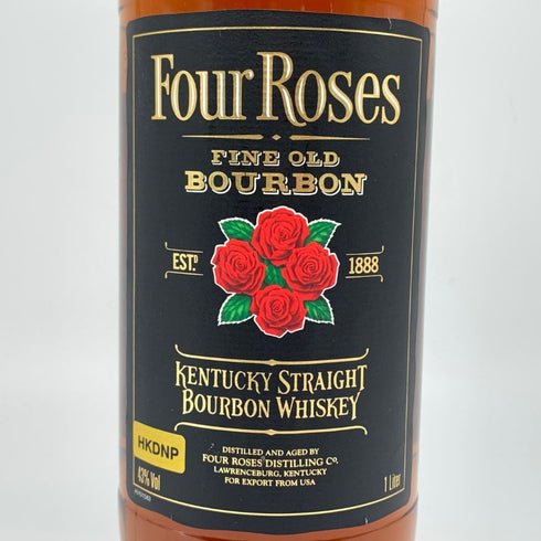 フォアローゼス ブラックラベル 1000ml 43% Four Roses バーボン【H2】