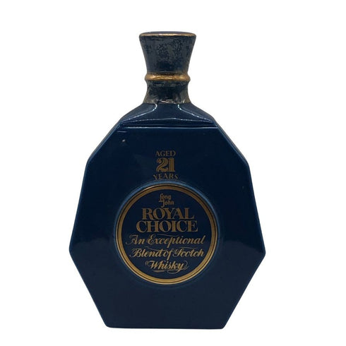 ロングジョン ロイヤルチョイス 21年 陶器ボトル long john royal choice スコッチウイスキー1329g【W0】