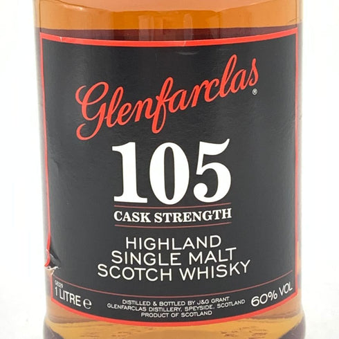 グレンファークラス 105 カスクストレングス 1000ml 60% Glenfarclas CASK STRENGTH スコッチウイスキー【B1】
