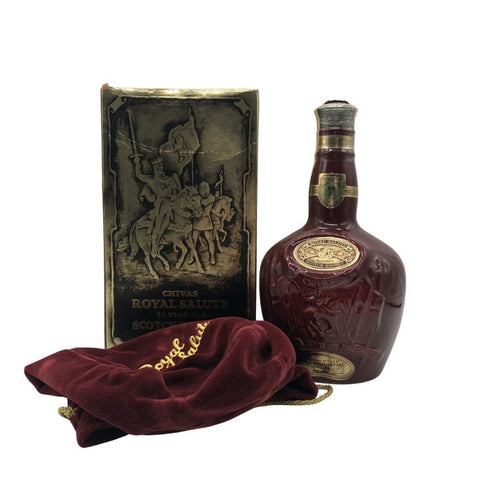 シーバス ブラザーズ ロイヤル サルート 21年 赤陶器 700ml 40% CHIVAS BROTHERS ROYAL SALUTE スコッチウイスキー1297g【S1】