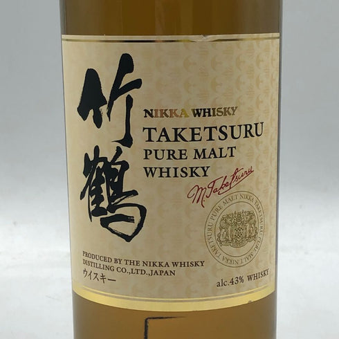 東京都限定◆ニッカ 竹鶴 ピュアモルト 白ラベル 700ml 43% NIKKA 【U】