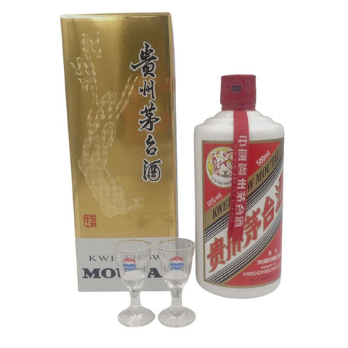 貴州茅台酒 マオタイ酒 天女ラベル 2019 53% 500ml KWEICHOW MOUTAI 中国酒961g【U4】