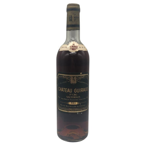 シャトー ギロー ソーテルヌ プルミエクリュ 1985 750ml 14%未満 CHATEAU GUIRAUD 白ワイン【V0】