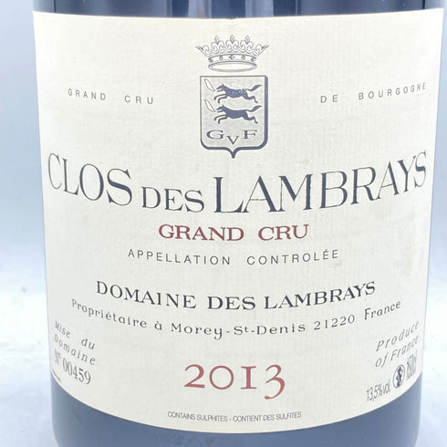 ドメーヌ デ ランブレイ クロ デ ランブレイ グランクリュ 2013 1500ml 13.5% DOMAINE DES LAMBRAYS CLOS DES LAMBRAYS GRAND CRU 【O1】