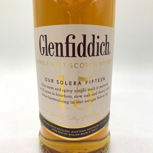 グレンフィディック 15年 ソレラリザーブ 700ml 40% Glenfiddich OUR SOLERA FIFTEEN スコッチウイスキー【E2】