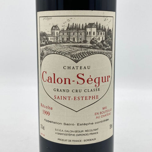 シャトー カロン セギュール 1999 750ml CHATEAU Calon Segur ボルドーワイン【H4】