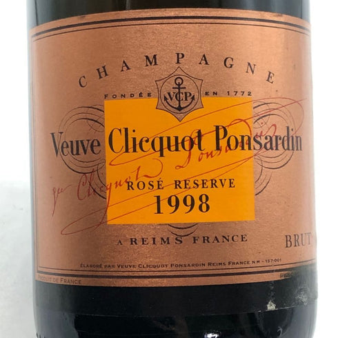 ヴーヴクリコ ポンサルダン ロゼ リザーヴ 1998 750ml 12% Veuve Clicquot Ponsardin シャンパン【K0】