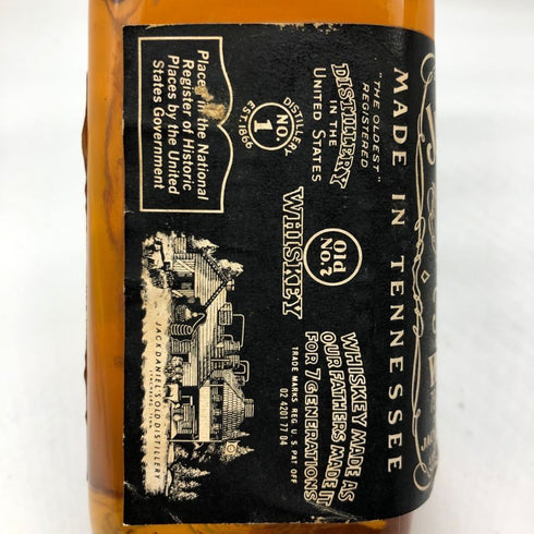 ジャックダニエル オールド No.7 旧ボトル 750ml 43% JACK DANIELS OLD アメリカウイスキー【T1】