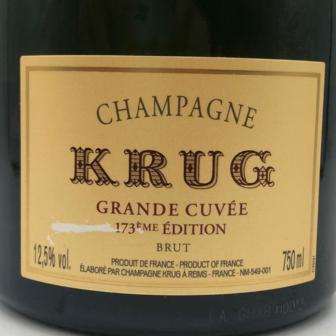 クリュッグ ブリュット 白 750ml 12.5% KRUG BRUT シャンパン【X0】