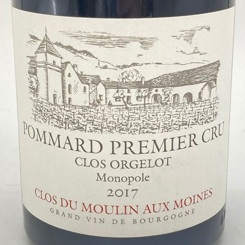 クロ デュ ムーラン オー モワーヌ ポマール プルミエ クリュ クロ オルジュロ 2017 750ml 12.5% Clos du Moulin Aux Moines Pommard 1er Cru Clos Orgelot 【E1】