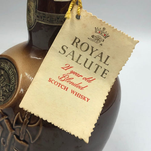 シーバス ブラザーズ ロイヤルサルート 21年 茶陶器 700ml 40% Chivas Brothers ROYAL SALUTE スコッチウイスキー1149g【T1】