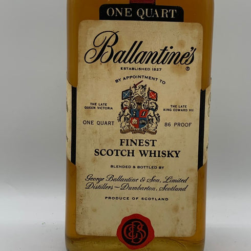 バランタイン ファイネスト 赤青紋章 ONE QUART 946ml 43% Ballantines FINEST スコッチウイスキー【F1】