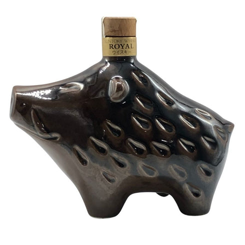 東京都限定◆サントリー ローヤル 干支 陶器ボトル 亥歳 猪 600ml 43% SUNTORY ROYAL 1096g【G4】
