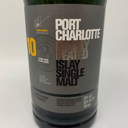 ポートシャーロット ヘビーリーピーテッド 10年 アイラ シングルモルトウイスキー 50% 700ml Port Charlotte Heavily Peated スコッチウイスキー【M4】
