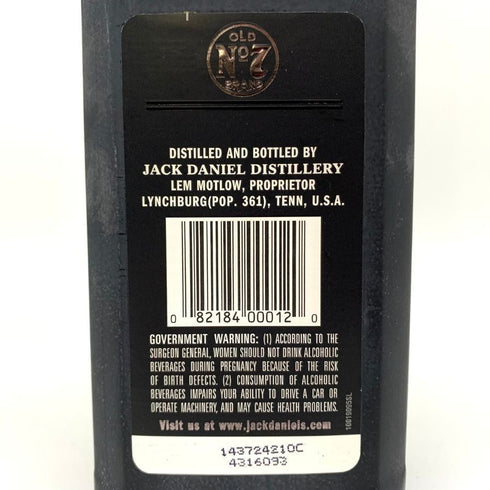 ジャックダニエル 160周年記念ボトル 40% 800ml Jack Daniel's バーボン【D1】