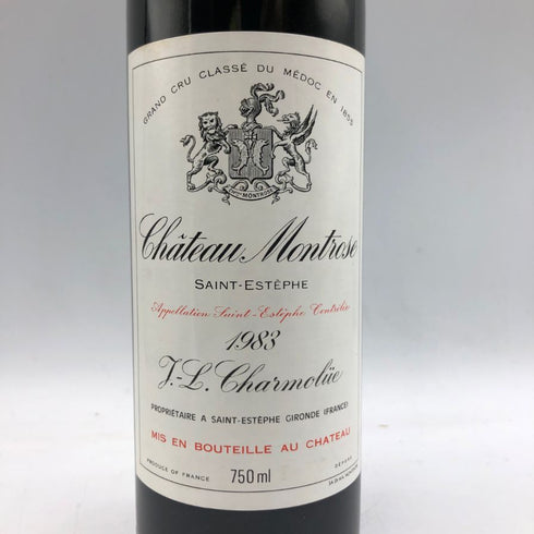 シャトーモンローズ 1983 750ml 度数表記無し Chateau Montrose ボルドーワイン【A4】